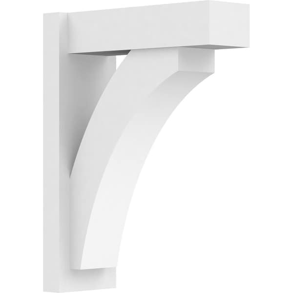 Ekena Millwork Thorton Architectural Grade PVC Outlooker with Block Ends, 7"W X 18"D X 24"H OUTP07X18X24THR05 - main